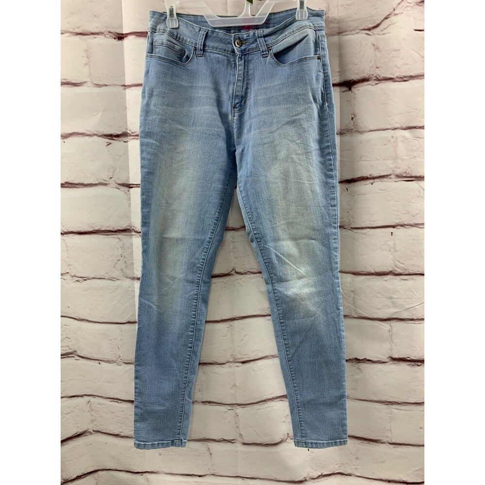 Wishful Park Light Blue Jeans size 11 Skinny Leg Fade Stretch Soft Lightweight